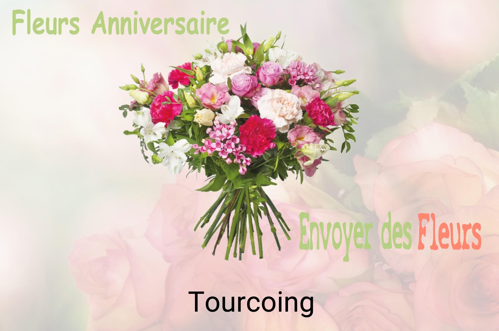 Bouquet de fleurs d’anniversaire livré à Tourcoing